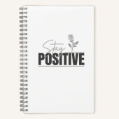 Blijf Positief: Inspirerend Notitieboek (Voorkant)