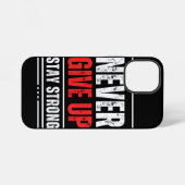 Blijf positief | iPhone 12 mini-Hoesje iPhone Hoesje (Achterkant horizontaal)