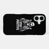 Blijf Positief iPhone 16 Hoesje (Achterkant horizontaal)
