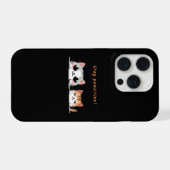 Blijf positief iPhone hoesje (Achterkant horizontaal)