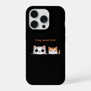 Blijf positief iPhone 15 pro case