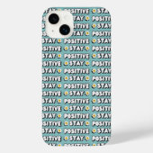 Blijf Positief iPhone Hoesje (Achterkant)