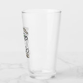 Blijf Positief Kat Glas (Links)