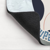 Blijf Positief Kat Illustratie Moderne Artistieke Muismat (Hoek)