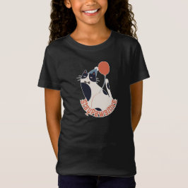 Blijf Positief Kinderen Fijne Jersey Smoking Kat V T-shirt