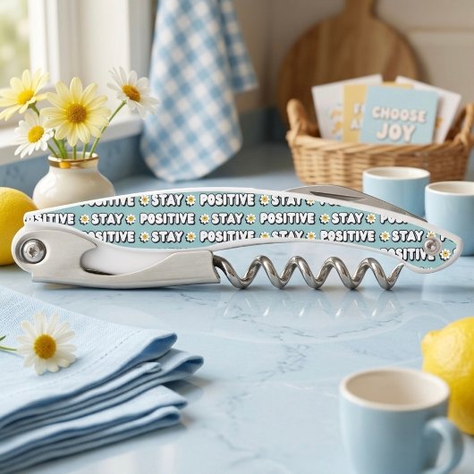 Blijf Positief Kurkentrekker