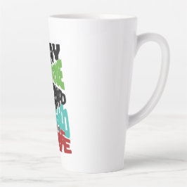 Blijf Positief Latte Mok