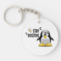 Blijf positief met Cute Funny Penguin Cartoon