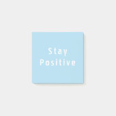 Blijf positief Motivatie Post-it® Notes (Voorkant)