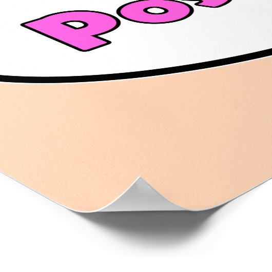 Blijf positief! poster (Hoek)