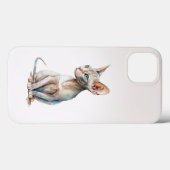 Blijf positief! – product met het Cat-thema Case-Mate iPhone Case (Achterkant (horizontaal))