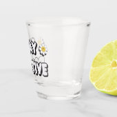 Blijf Positief Shot Glas (Rechts)