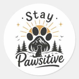 Blijf Positief Sticker