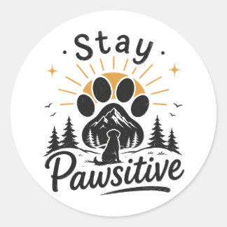 Blijf Positief Sticker