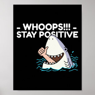Blijf positief Sticker 3 Poster
