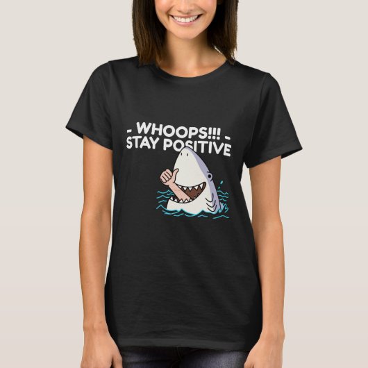 Blijf positief Sticker 3 T-shirt (Voorkant)