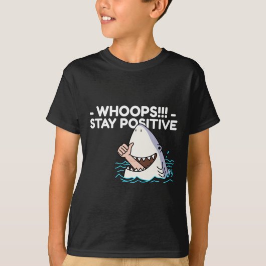 Blijf positief Sticker 3 T-shirt (Voorkant)