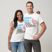 Blijf positief T-shirt (Unisex)