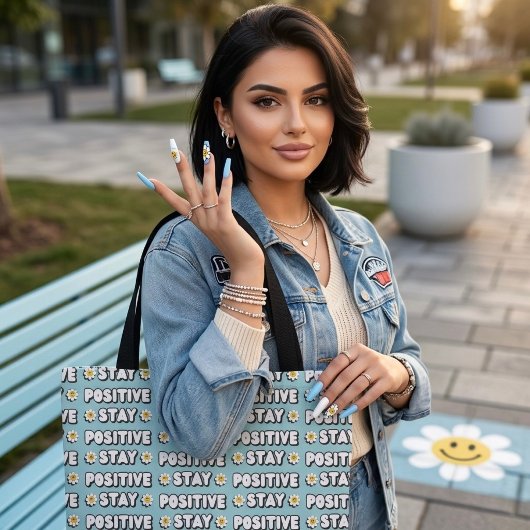 Blijf Positief Tote Bag