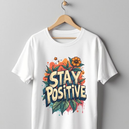 Blijf positief Tri-Blend shirt