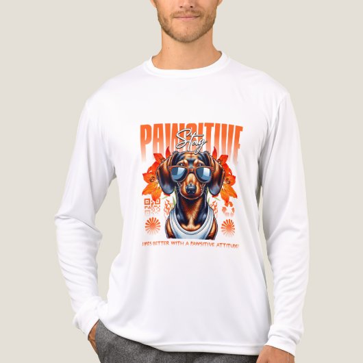 blijf positief Tri-Blend shirt (Voorkant volledig)