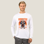 blijf positief Tri-Blend shirt (Voorkant)