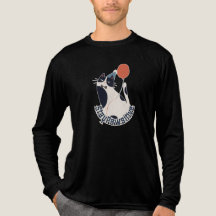 Blijf Positief Vintage Stijl Kat Liefhebber T-shir