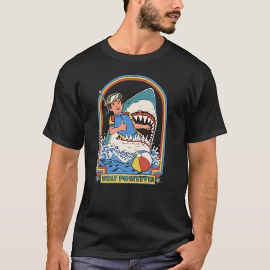 Blijf Positief vriend T-shirt (Voorkant)