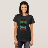 Blijf Positief Vrouwen T-Shirt (Voorkant volledig)