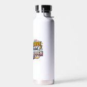 Blijf Positief Werk Hard Quote Waterfles (Links)