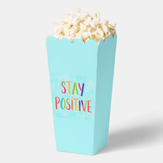 Blijf positieve motivatie spreuk geschilderd bedankdoosjes