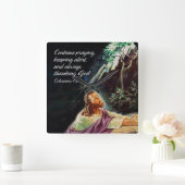 Blijf Prachtig 1 wandklok (Huis)