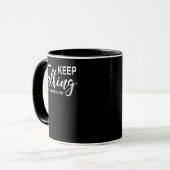 Blijf praten, ik diagnoseer je grappige psycholoog mok (Voorkant links)