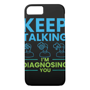 Blijf praten, ik stel je klaar voor Psycholo. iPhone 8/7 Hoesje