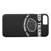 Blijf praten Ik stel je psychiater voor Case-Mate iPhone Case (Achterkant (Horizontaal))