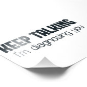 Blijf praten, ik stel je voor foto afdruk (Hoek)