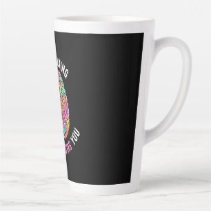 Blijf praten, ik stel je voor latte mok