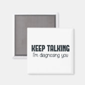 Blijf praten, ik stel je voor magneet (Voorkant / Achterkant)