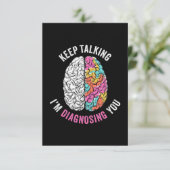 Blijf praten, ik stel je voor RSVP kaartje (Staand voorkant)