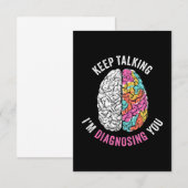 Blijf praten, ik stel je voor RSVP kaartje (Voorkant / Achterkant)