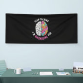 Blijf praten, ik stel je voor spandoek (Beurs)