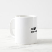 Blijf praten koffiemok (Voorkant links)