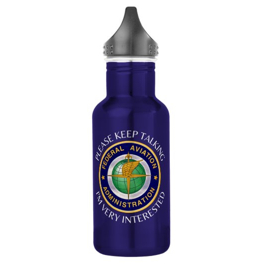 Blijf praten over FAA waterflesje Waterfles (Links)