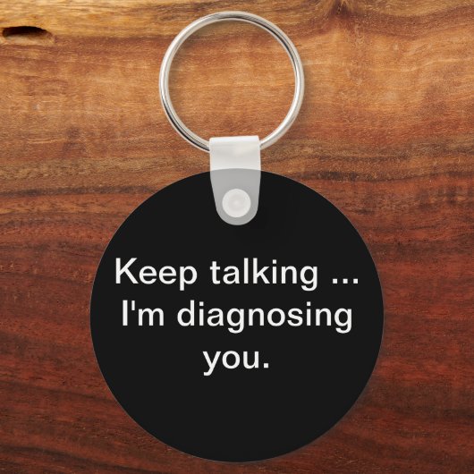 Blijf praten sleutelhanger (Voorkant)