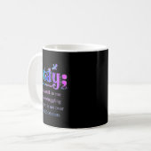 Blijf Preventie Bewustzijn Bewustzijn Koffiemok (Voorkant links)