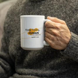 Blijf proberen Mens - Geloven Koffiemok
