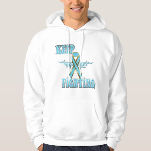 Blijf prostaatkanker bestrijden Mannen Hoodie (Voorkant)