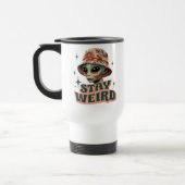 Blijf raar Alien Stropdas-Dye Travel Mug Reisbeker (Links)
