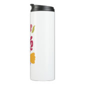 Blijf raar Bloemen Thermische Tumbler Thermosbeker (Geroteerd rechts)