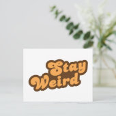 Blijf raar briefkaart (Staand voorkant)